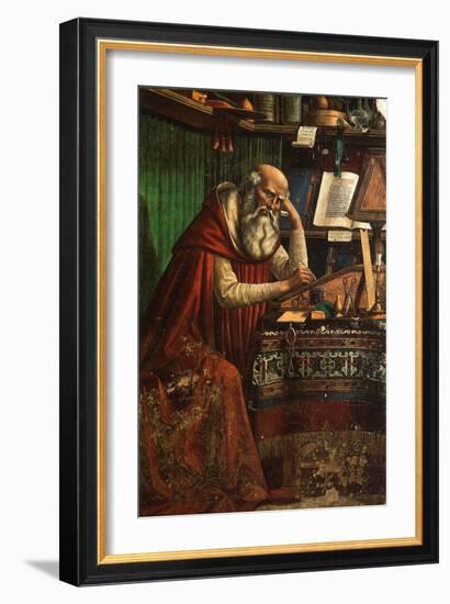 Saint Jerome, 1480-Domenico Ghirlandaio-Framed Giclee Print