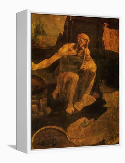 Saint Jerome, 1481-Leonardo da Vinci-Framed Premier Image Canvas