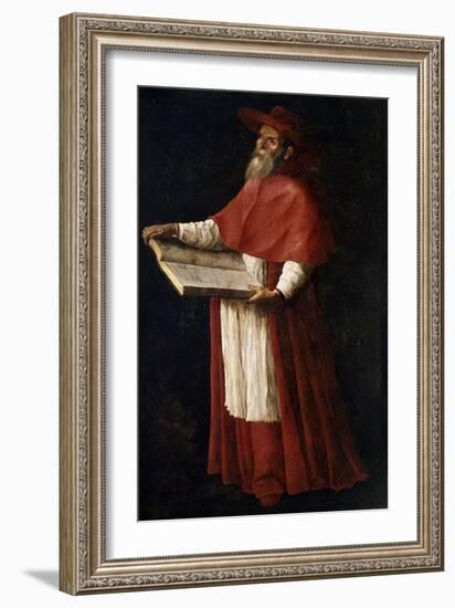 Saint Jerome, 1626-27 (Oil on Canvas)-Francisco de Zurbaran-Framed Giclee Print