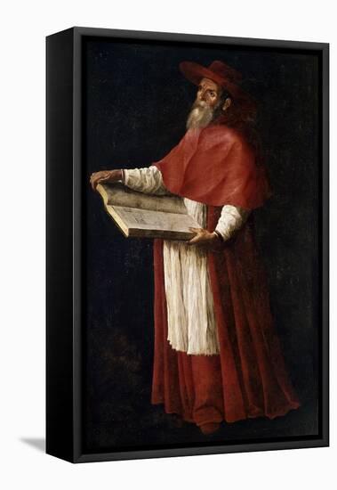 Saint Jerome, 1626-27 (Oil on Canvas)-Francisco de Zurbaran-Framed Premier Image Canvas