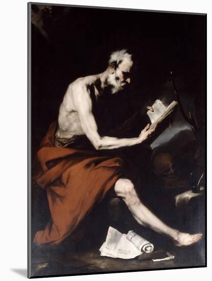 Saint Jerome, 17th Century-Jusepe de Ribera-Mounted Giclee Print