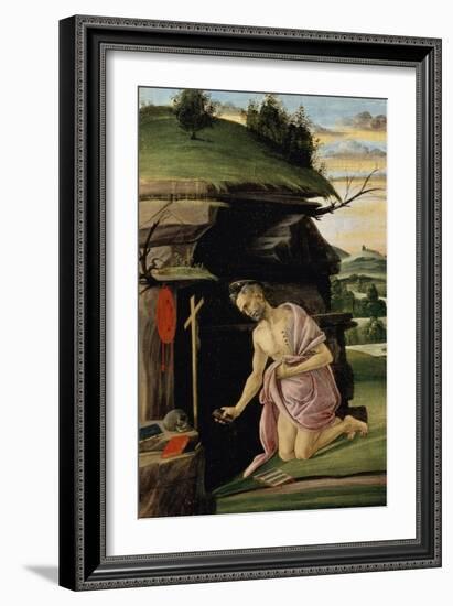 Saint Jerome, Between 1498 and 1505-Sandro Botticelli-Framed Giclee Print