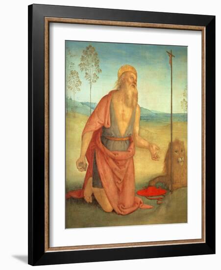 Saint Jerome, C. 1512-Perugino-Framed Giclee Print