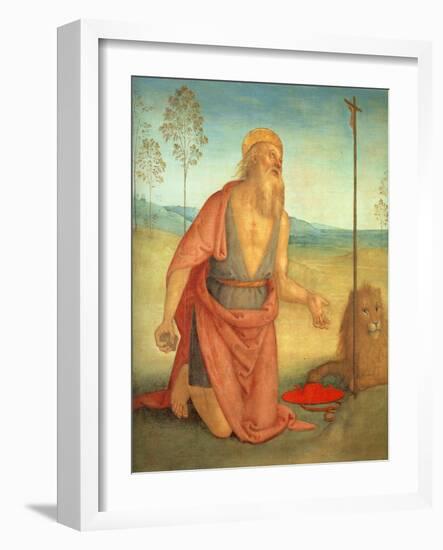 Saint Jerome, C. 1512-Perugino-Framed Giclee Print