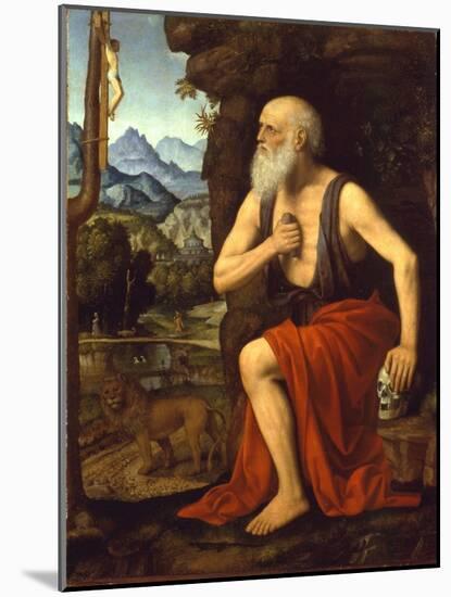 Saint Jerome, C. 1525-Bernardino Luini-Mounted Giclee Print