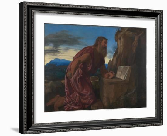 Saint Jerome, C. 1527-1530-Giovanni Girolamo Savoldo-Framed Giclee Print