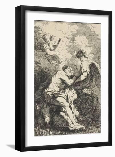 Saint Jerome, C.1761-65-Jean-Honore Fragonard-Framed Giclee Print