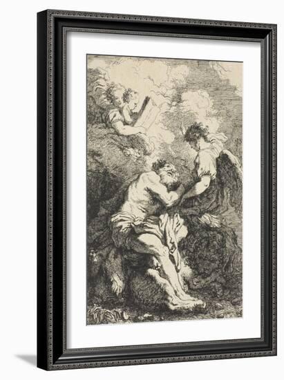 Saint Jerome, C.1761-65-Jean-Honore Fragonard-Framed Giclee Print