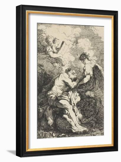 Saint Jerome, C.1761-65-Jean-Honore Fragonard-Framed Giclee Print