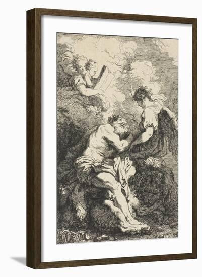 Saint Jerome, C.1761-65-Jean-Honore Fragonard-Framed Giclee Print