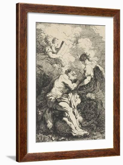 Saint Jerome, C.1761-65-Jean-Honore Fragonard-Framed Giclee Print