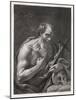 Saint Jerome Contemplates the Image of Jesus on the Cross-Henry Fuseli-Mounted Art Print