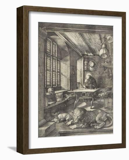 Saint Jérôme dans sa cellule-Albrecht Dürer-Framed Giclee Print