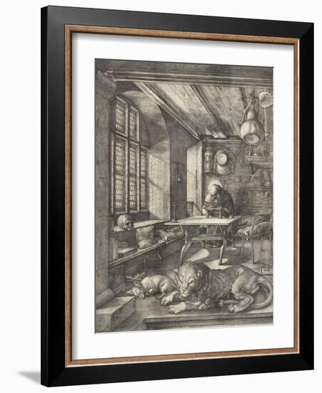 Saint Jérôme dans sa cellule-Albrecht Dürer-Framed Giclee Print