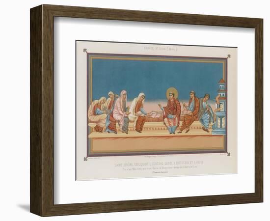 Saint Jerome Explaining the Holy Scripture-null-Framed Giclee Print