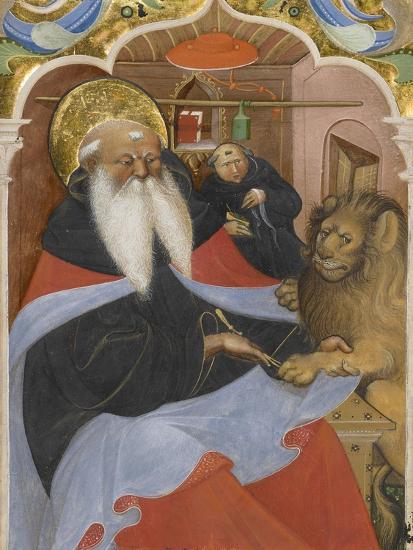 Saint Jerome Extracting a Thorn from a Lion's Paw Ms 106, 1425-50' Giclee  Print - The Master of the Murano Gradual | Art.com