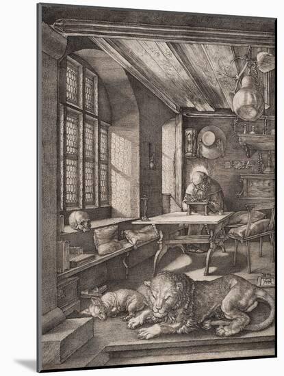 Saint Jerome in His Cell-Albrecht Dürer-Mounted Giclee Print