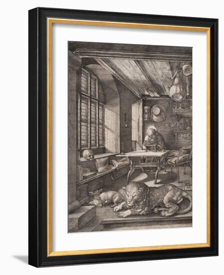 Saint Jerome in His Cell-Albrecht Dürer-Framed Giclee Print