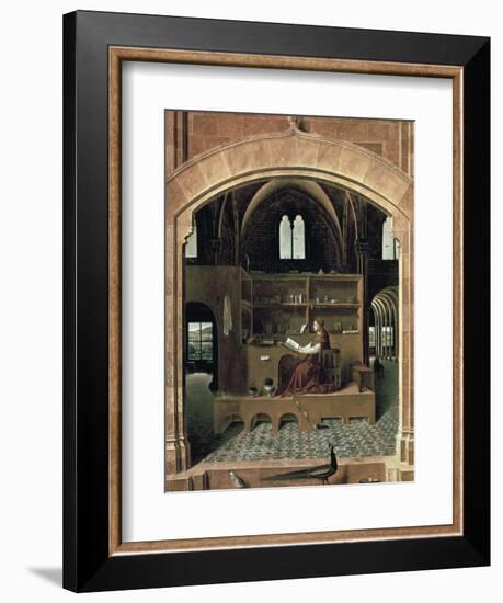 Saint Jerome in His Study-Antonello da Messina-Framed Art Print