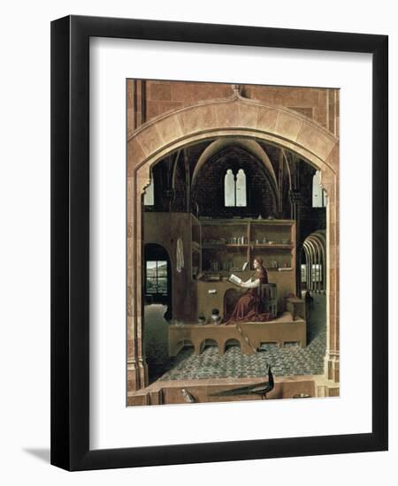 Saint Jerome in His Study-Antonello da Messina-Framed Art Print