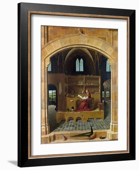 Saint Jerome in His Study-Antonello da Messina-Framed Giclee Print