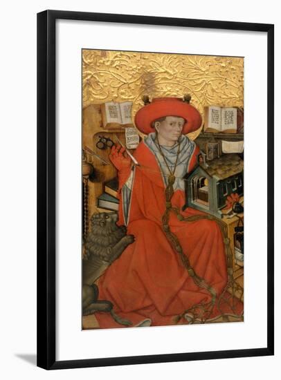 Saint Jerome in His Study-Jaume Ferrer-Framed Giclee Print