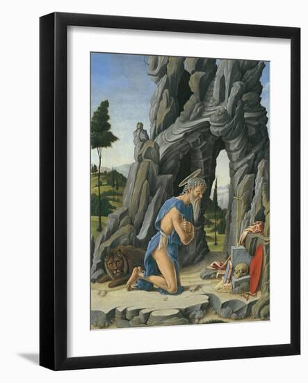 Saint Jerome in the Desert-Marco Zoppo-Framed Giclee Print
