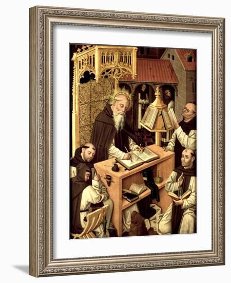 Saint Jerome in the Scriptorium, Ca 1485-null-Framed Giclee Print