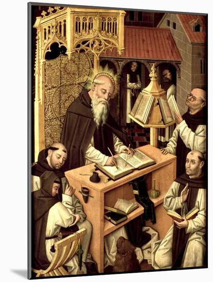 Saint Jerome in the Scriptorium, Ca 1485-null-Mounted Giclee Print
