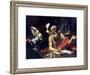 Saint Jerome & The Angel-Simon Vouet-Framed Giclee Print