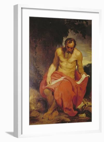 Saint Jerome-Sir Anthony Van Dyck-Framed Giclee Print