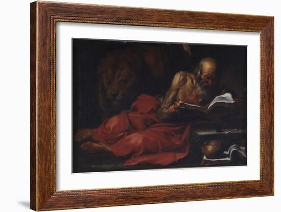 Saint Jerome-José de Ribera-Framed Giclee Print