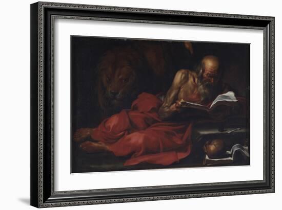 Saint Jerome-José de Ribera-Framed Giclee Print