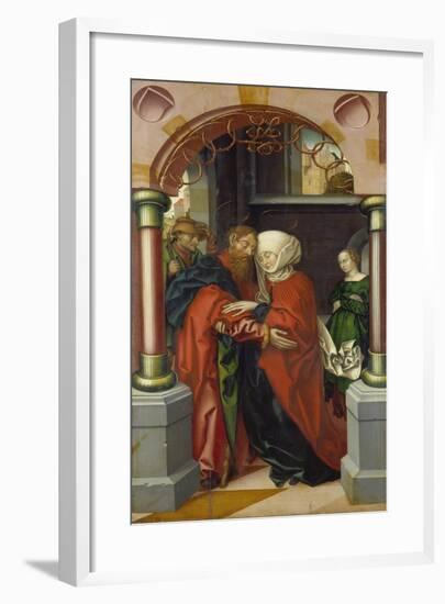 Saint Joachim and Saint Anne Meeting at the Golden Gate, 1512-Hans Fries-Framed Giclee Print
