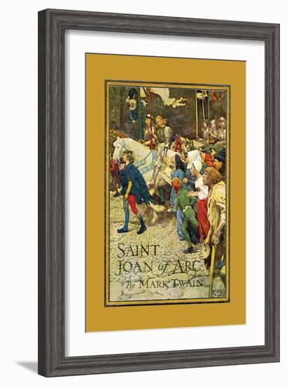 Saint Joan of Arc-null-Framed Art Print