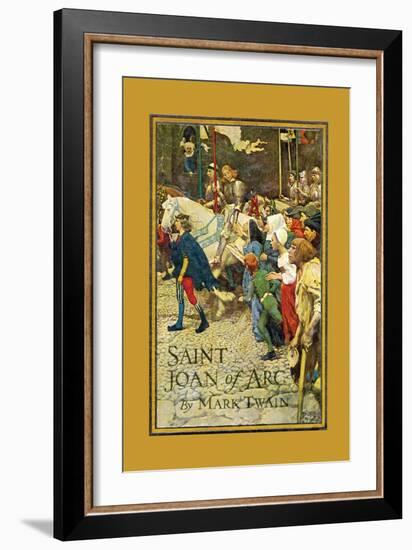 Saint Joan of Arc-null-Framed Art Print