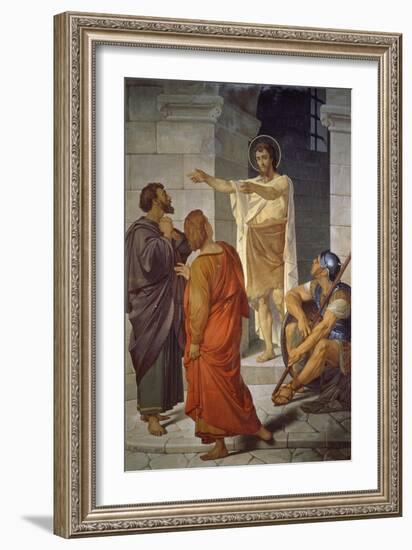 Saint John Baptist on Threshold of Prison-Cesare Maccari-Framed Giclee Print