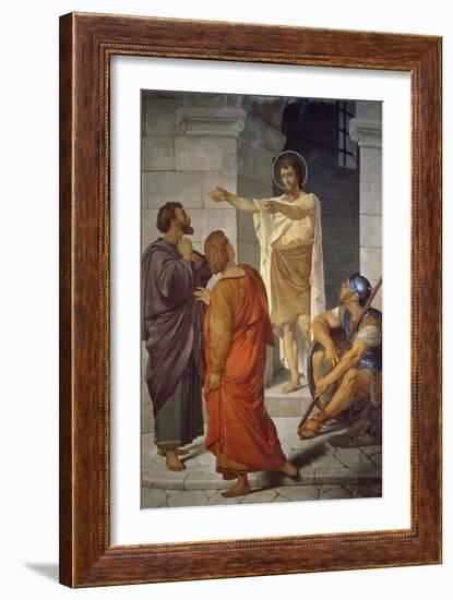 Saint John Baptist on Threshold of Prison-Cesare Maccari-Framed Giclee Print