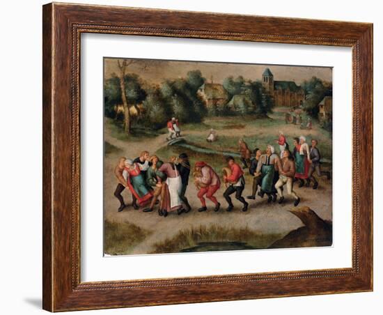 Saint John's Dancers in Molenbeeck, 1592-Pieter Brueghel the Younger-Framed Giclee Print