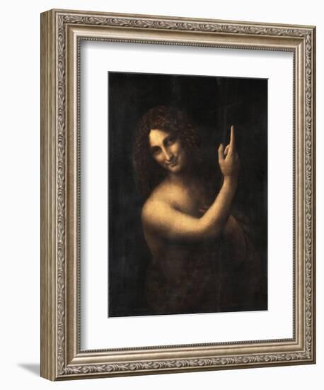 Saint John the Baptist, 1513-1516-Leonardo da Vinci-Framed Giclee Print