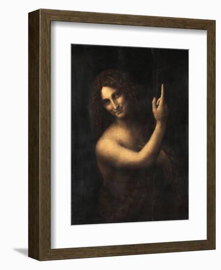 Saint John the Baptist, 1513-1516-Leonardo da Vinci-Framed Giclee Print