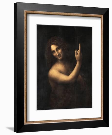 Saint John the Baptist, 1513-1516-Leonardo da Vinci-Framed Giclee Print