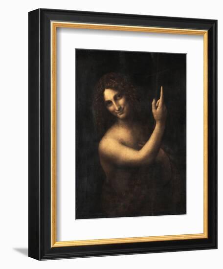 Saint John the Baptist, 1513-1516-Leonardo da Vinci-Framed Giclee Print