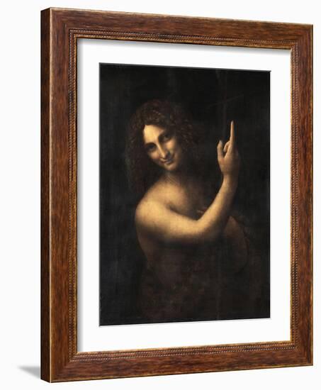 Saint John the Baptist, 1513-1516-Leonardo da Vinci-Framed Giclee Print