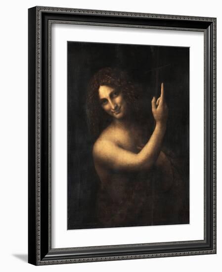 Saint John the Baptist, 1513-1516-Leonardo da Vinci-Framed Giclee Print