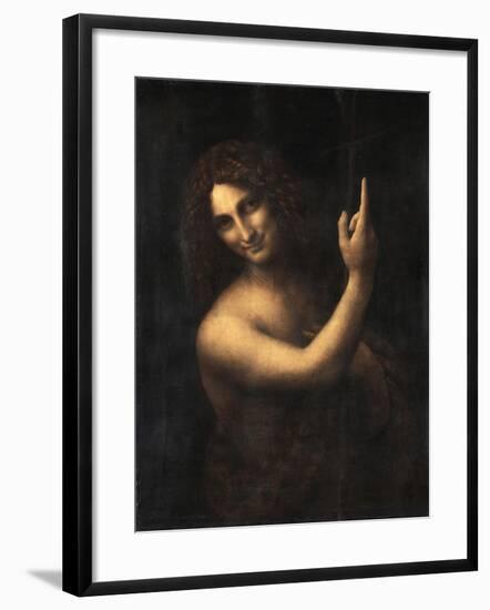 Saint John the Baptist, 1513-1516-Leonardo da Vinci-Framed Giclee Print