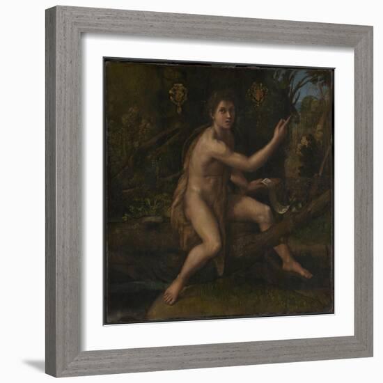 Saint John the Baptist, 1519-Raphael-Framed Giclee Print