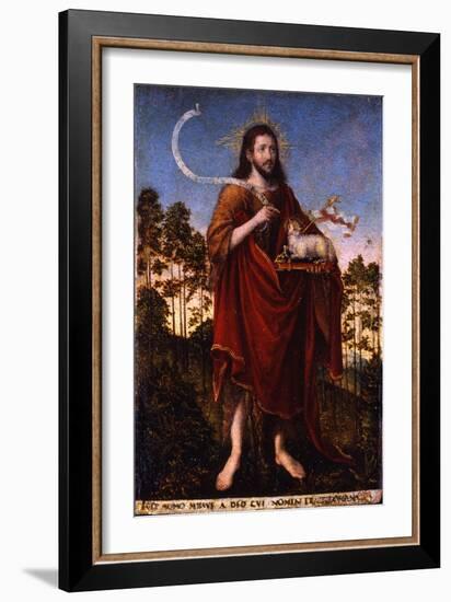 Saint John the Baptist, 1550-1552-Lucas Cranach the Elder-Framed Giclee Print