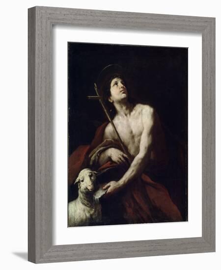 Saint John the Baptist, 17th Century-Orazio Ferraro-Framed Giclee Print