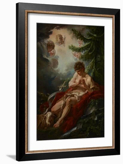 Saint John the Baptist, C.1755-Francois Boucher-Framed Giclee Print